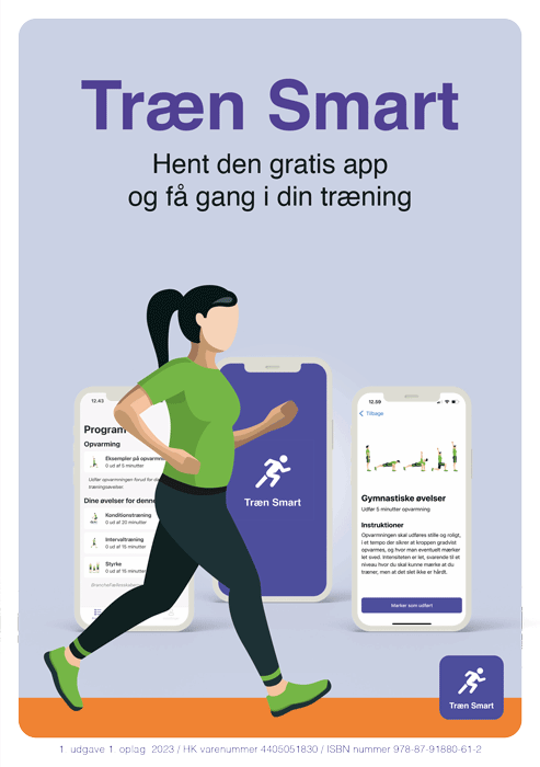 60 minutters træning om ugen er nok til at styrke dit helbred og forebygge smerter i kroppen. Hent den gratis app 'Træn Smart' og kom i gang. App'en kan hentes i AppStore og Google Play.