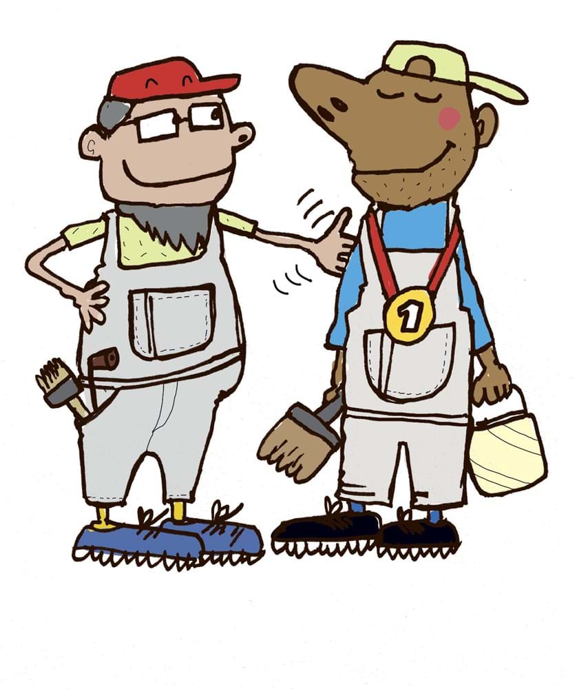 Det er ikke nemt at ændre indgroede vaner. Men ligesom en elefant skal spises i små bidder, skal vaner også ændres lidt ad gangen. Så begynd i det små - og ros forandringerne. Illustration Camilla Ludvigsen